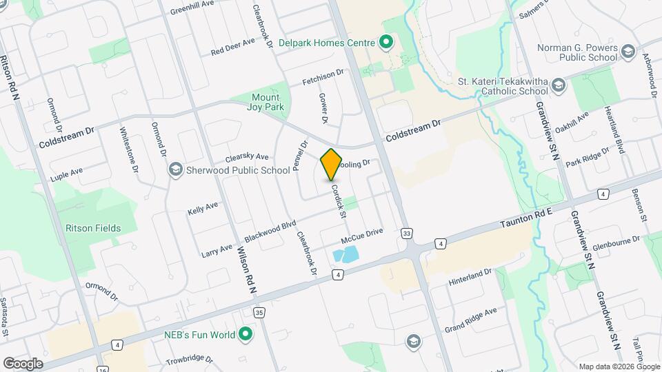 1665 Pennel Dr Map and Location Details