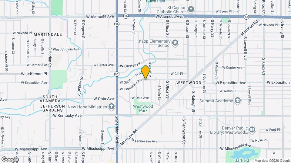 702 S Wolcott Ct Map and Location Details