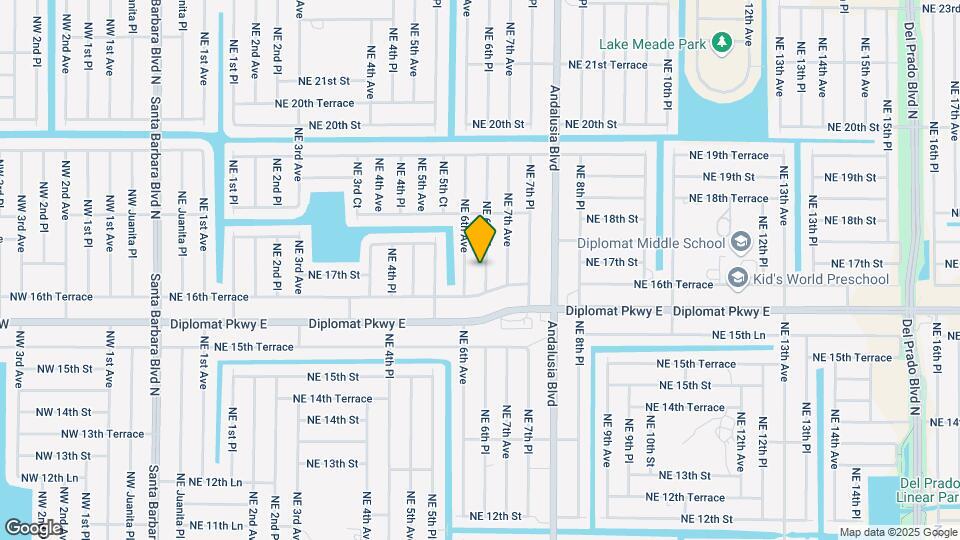 1700 NE 6th Pl Mapa y Detalles de la Ubicación