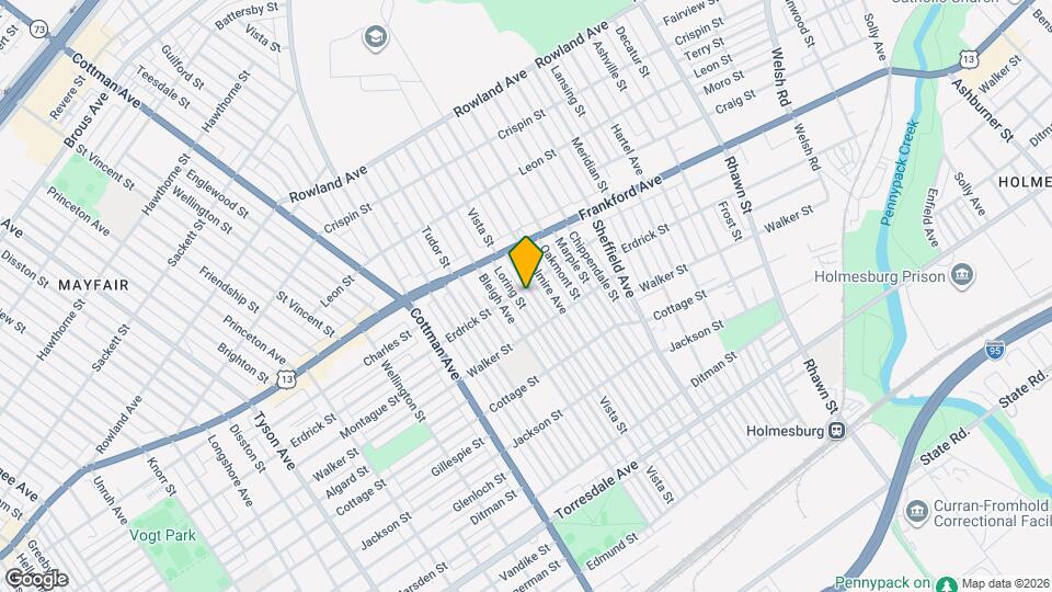 4206 Vista St Map and Location Details