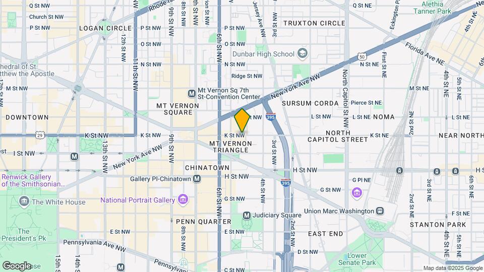 448 K St NW Map and Location Details