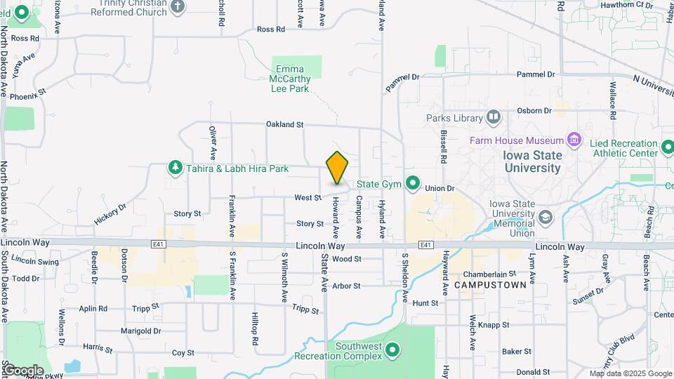 2929 West Street Map and Location Details