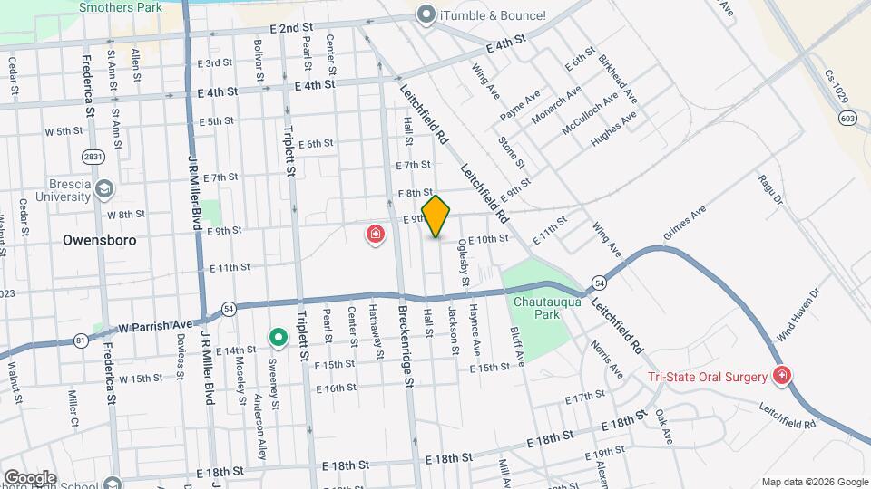 934 Jackson St Map and Location Details