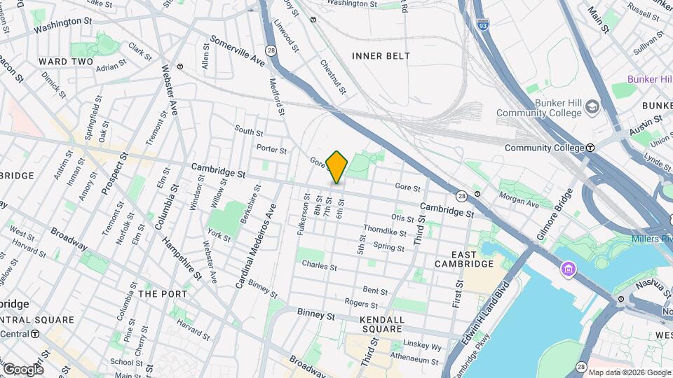 535 Cambridge St, Unit 2 Map and Location Details