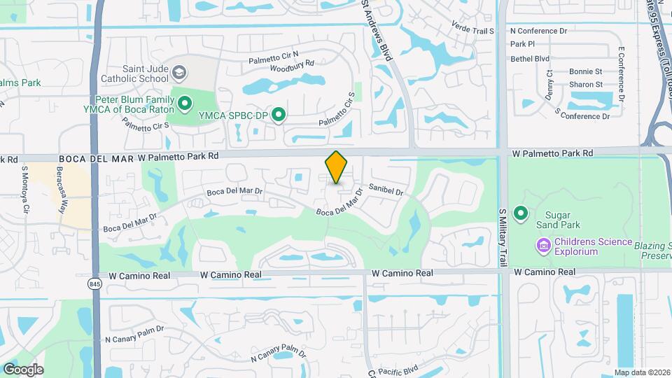 Gables Boca Place Map and Location Details