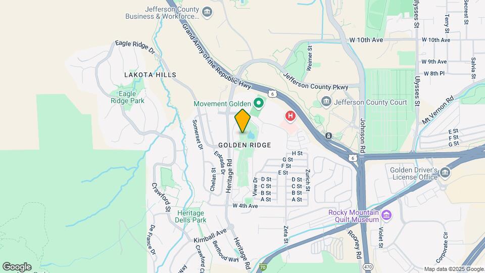 1250 Golden Cir, Unit 302 Map and Location Details