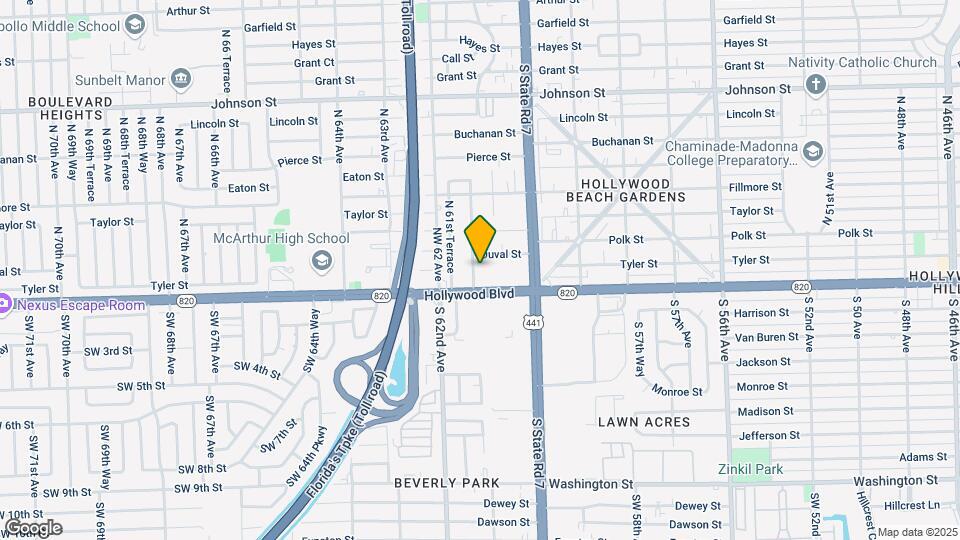 123 N 61st Ave Map and Location Details