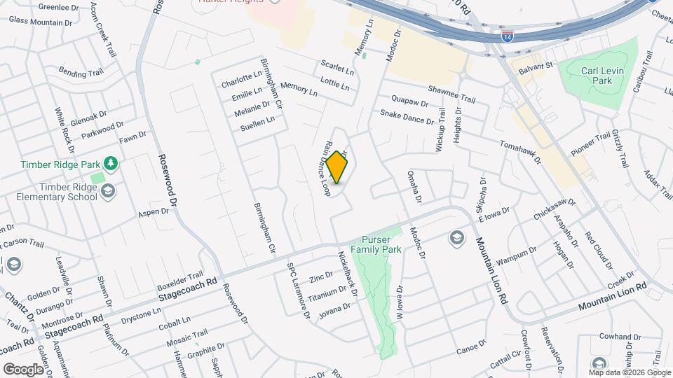 2030 Rain Dance Loop Map and Location Details