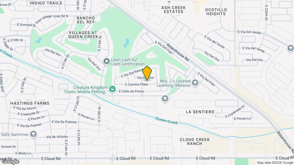 21948 E Camina Plata Map and Location Details