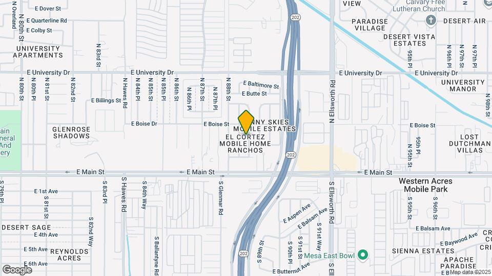 132 N 88th Way Map and Location Details