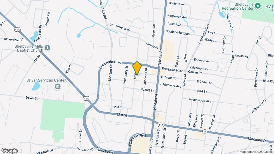 804 Sevier St Map and Location Details