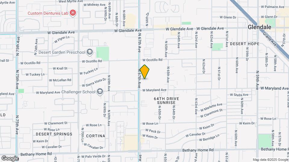 6531 N 67th Ave Map and Location Details