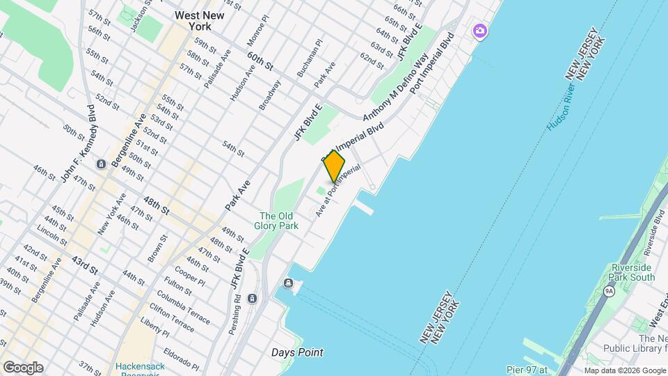 Riverbend at Port Imperial Map and Location Details