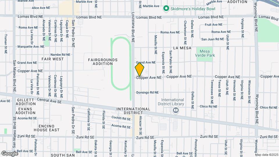 7110-7116 Copper Ave NE Map and Location Details