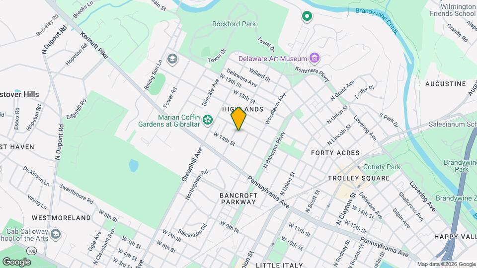 1416 Riverview Ave Map and Location Details