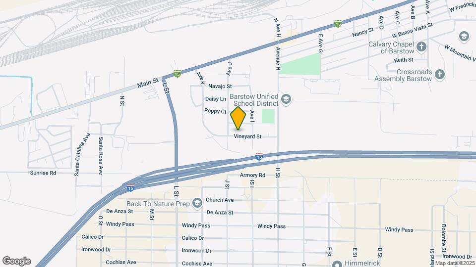 1901 Vineyard St Map and Location Details
