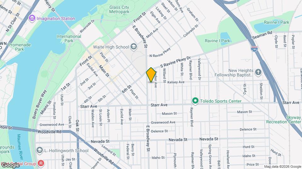 1012 Kelsey Ave Mapa y Detalles de la Ubicación