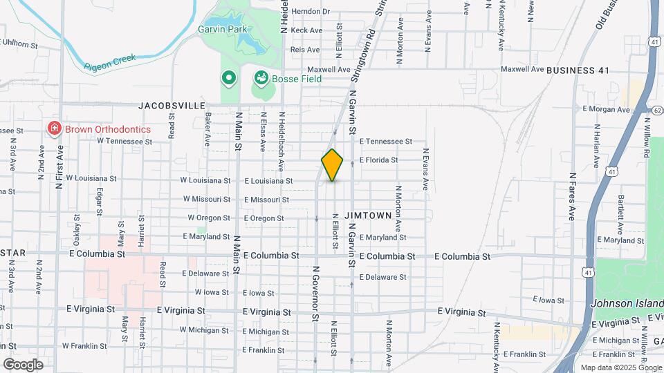 1114 N Elliott St Map and Location Details