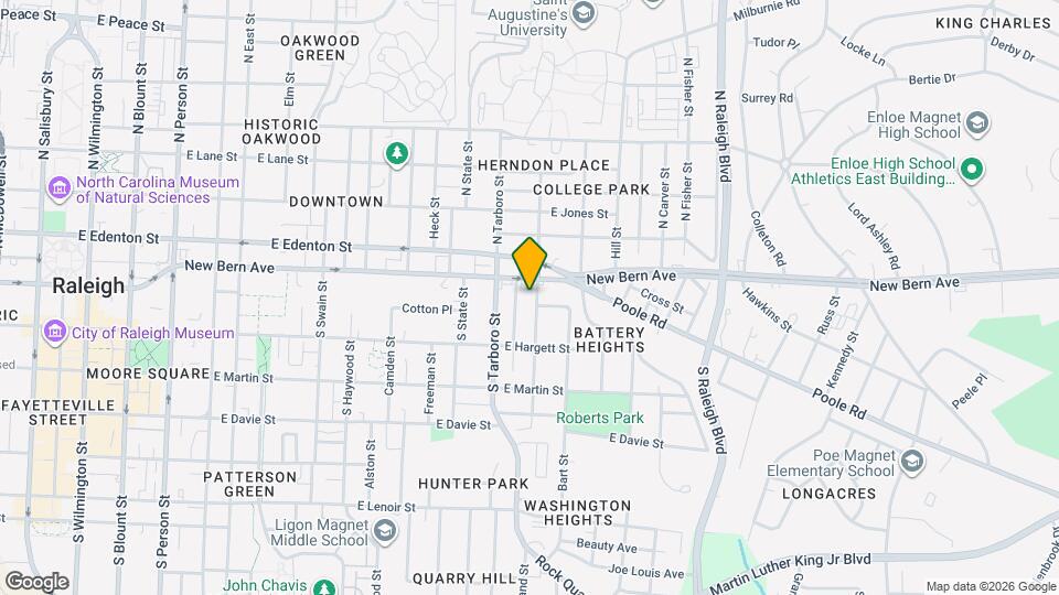 16 S Pettigrew St Map and Location Details