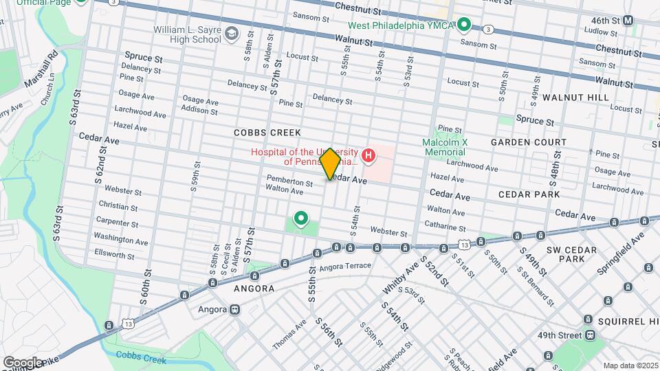 615 S 55th St Map and Location Details