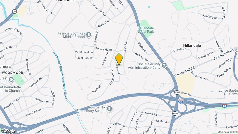 1112 Dunoon Rd Mapa y Detalles de la Ubicación