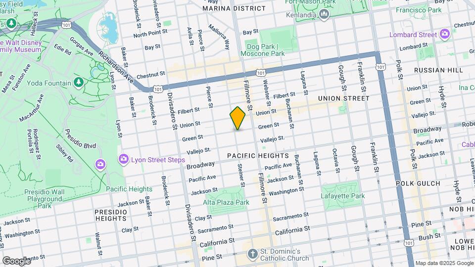 2297 Green St Mapa y Detalles de la Ubicación