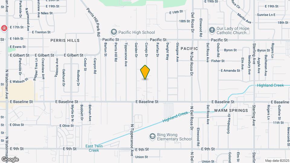 7162 Conejo Dr Map and Location Details
