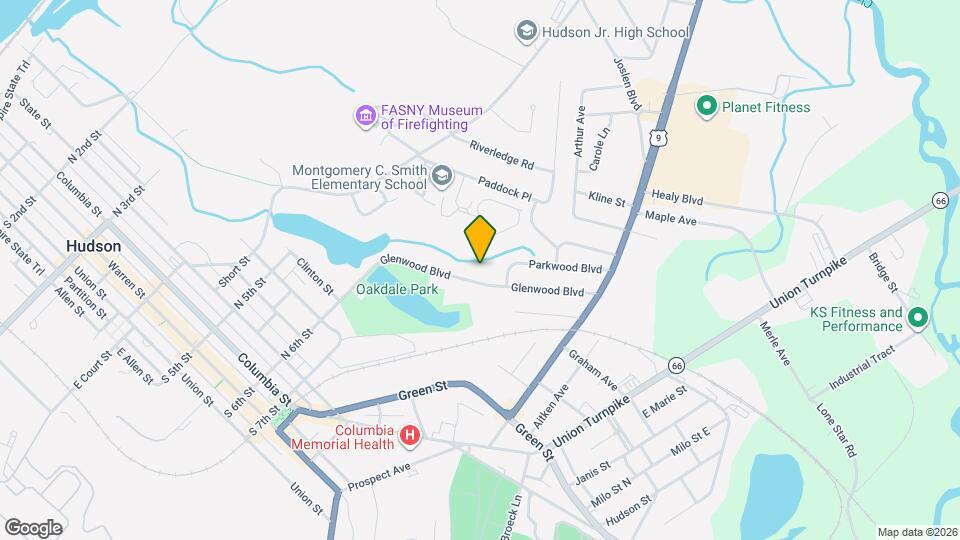 66 Glenwood Blvd Map and Location Details