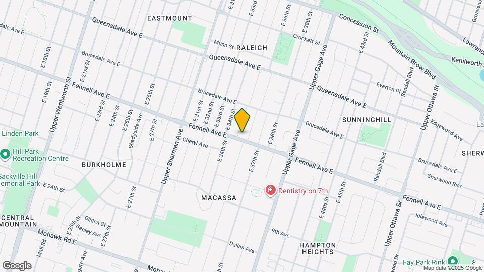 889 Fennell Ave E Map and Location Details