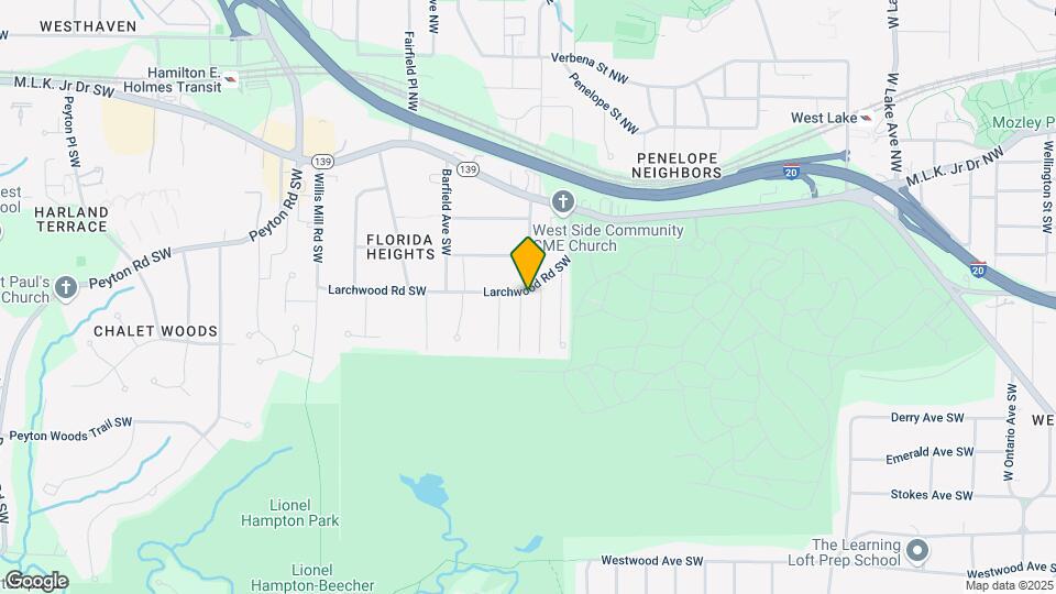 2162 Larchwood Rd SW Map and Location Details