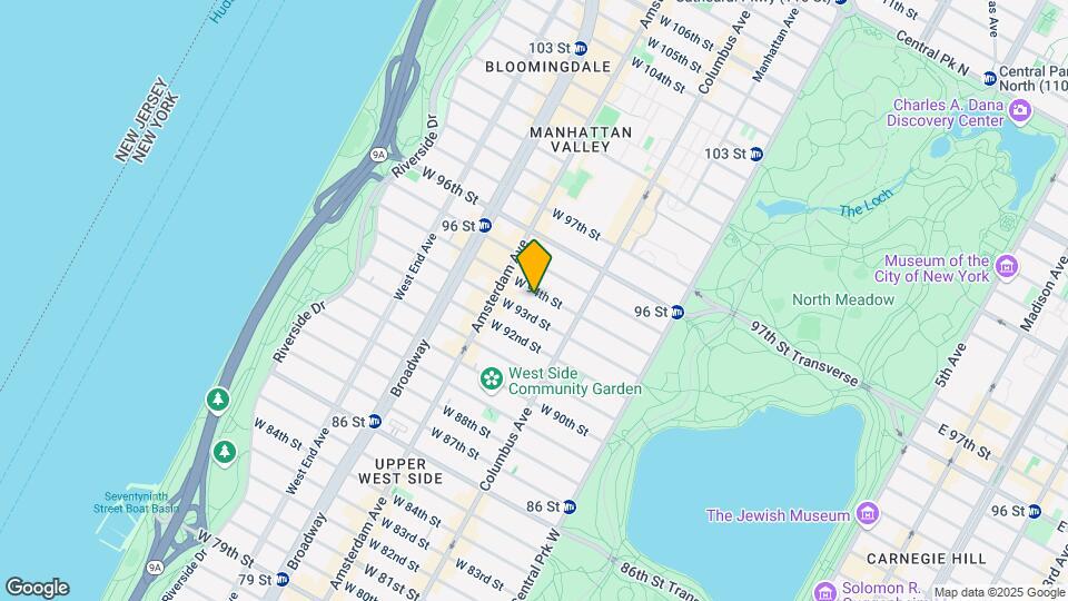 146 W 94th St Map and Location Details