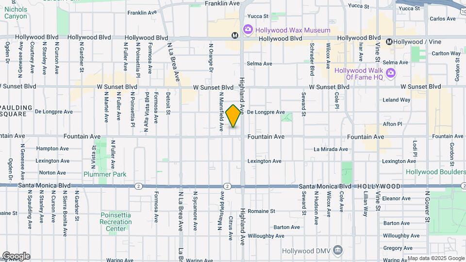 1312 N Citrus Ave Mapa y Detalles de la Ubicación