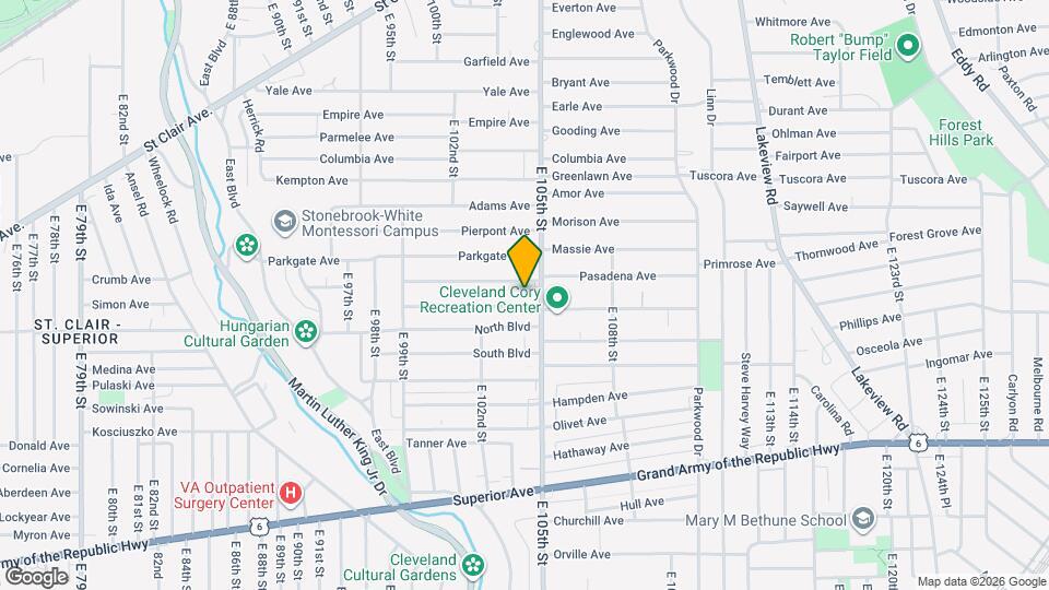 10409 Ostend Ave, Unit Unit 2 Map and Location Details