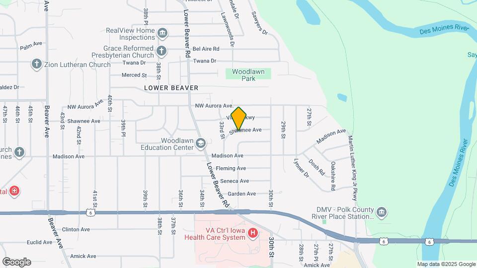 3122 Shawnee Ave Map and Location Details