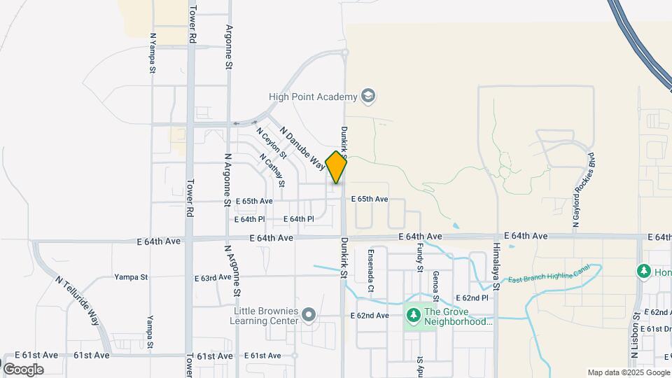 6529 N Dunkirk St Map and Location Details