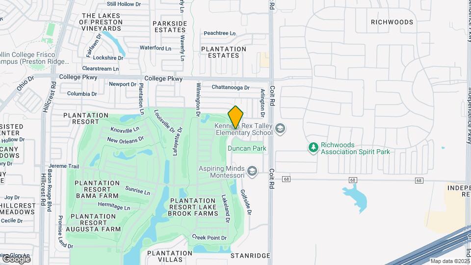 5813 Norfolk Ln Map and Location Details