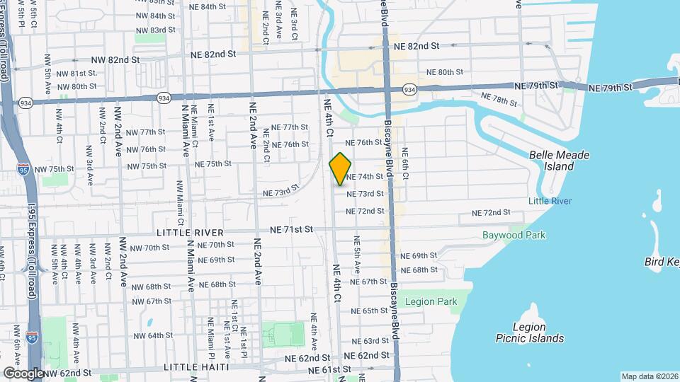 429 NE 73rd St Map and Location Details