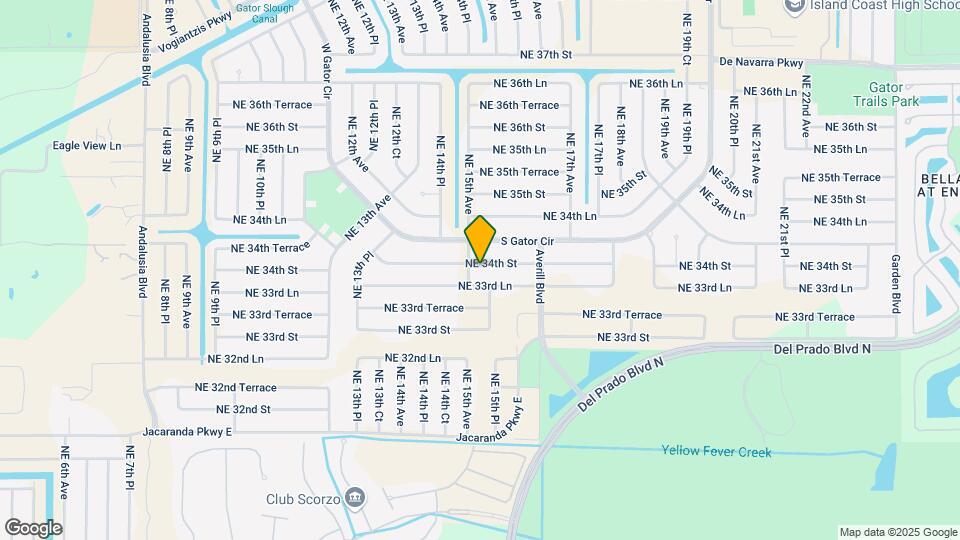 1504 NE 34th St Map and Location Details