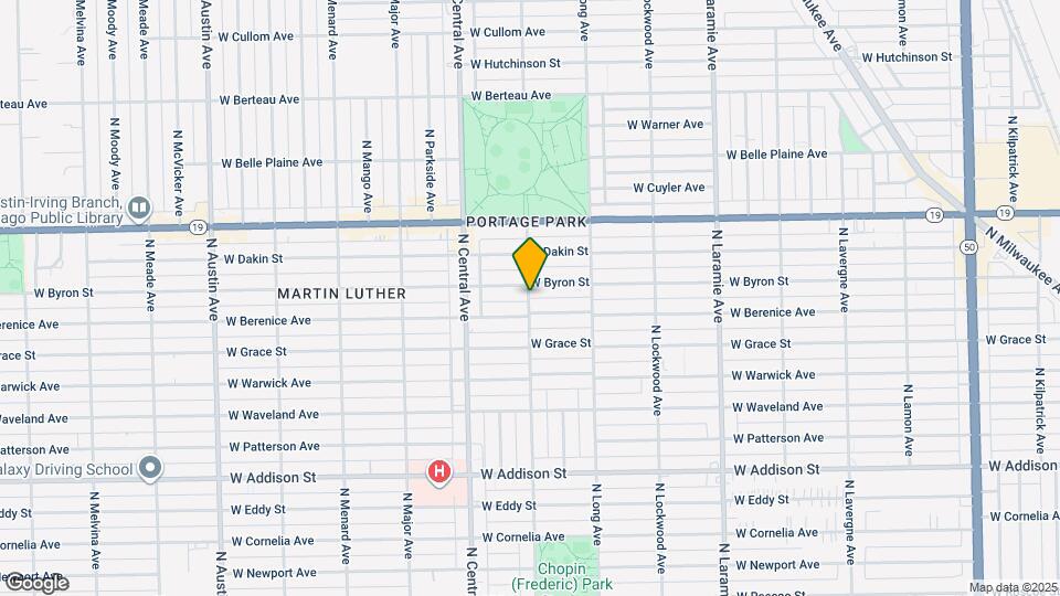3847 N Linder Ave Map and Location Details