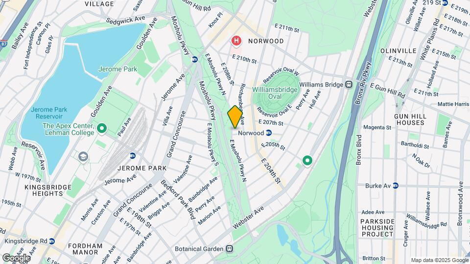 189 E Mosholu Pkwy N Map and Location Details