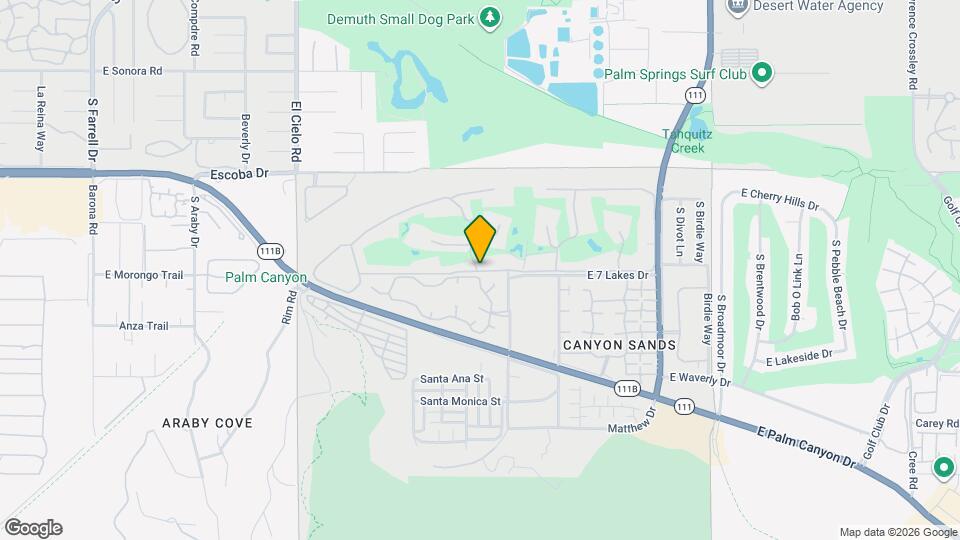 17 Desert Lakes Dr Map and Location Details