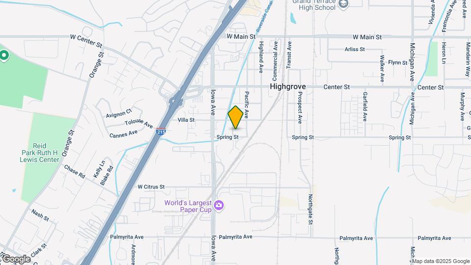 1195 W Spring St Map and Location Details
