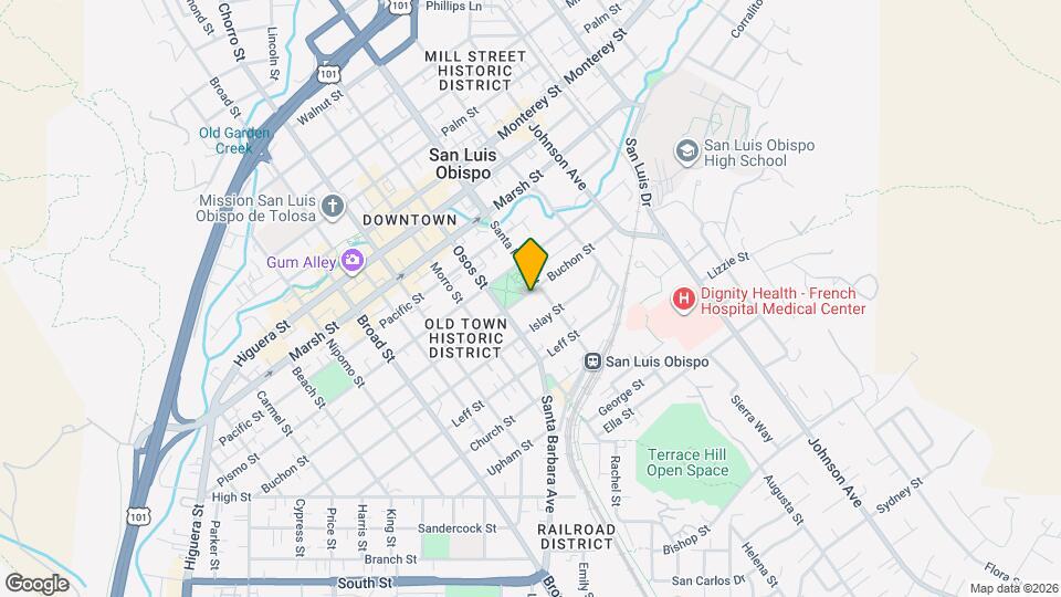 1051 1/2 Buchon St Map and Location Details