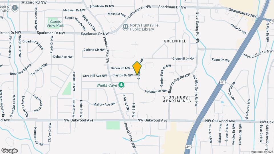 2711 Clayton Dr NW Mapa y Detalles de la Ubicación