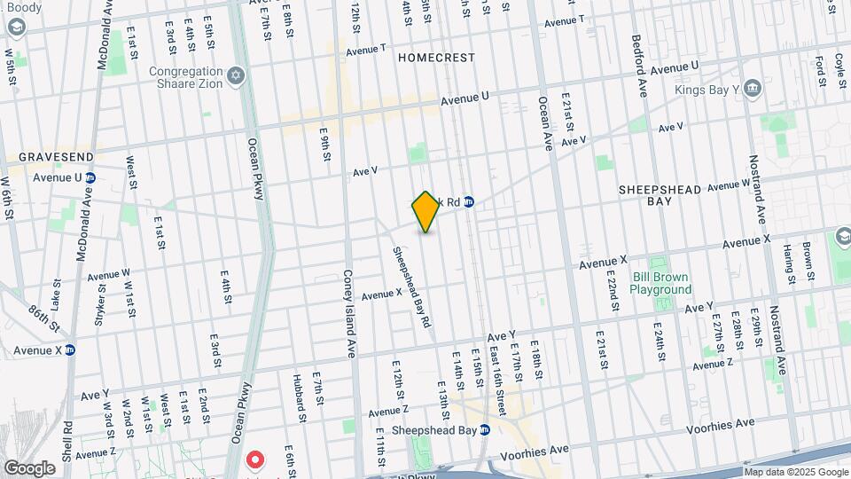 2311 E 13th St-Unit -1 Mapa y Detalles de la Ubicación