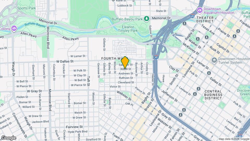 1204 Cushing St Map and Location Details