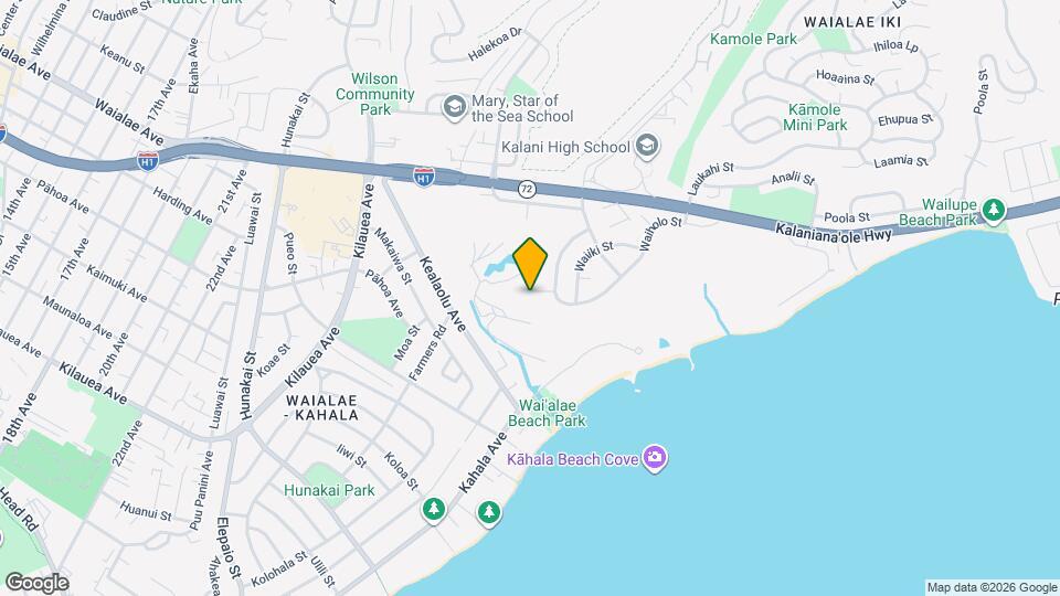 4639 Waipahee Pl Map and Location Details