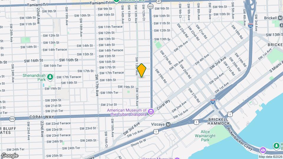 1263 SW 18th St Map and Location Details
