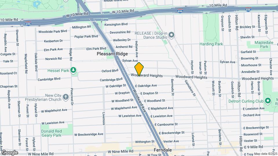 18 Woodward Heights Blvd Map and Location Details