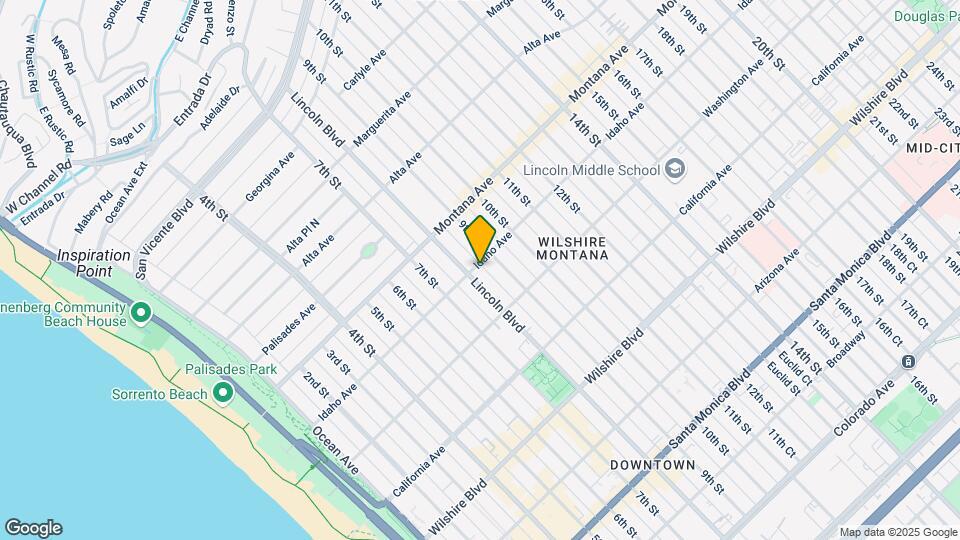 903 Lincoln Blvd Map and Location Details